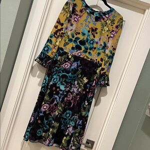 Eliza J Floral Multicolor Dress, 8